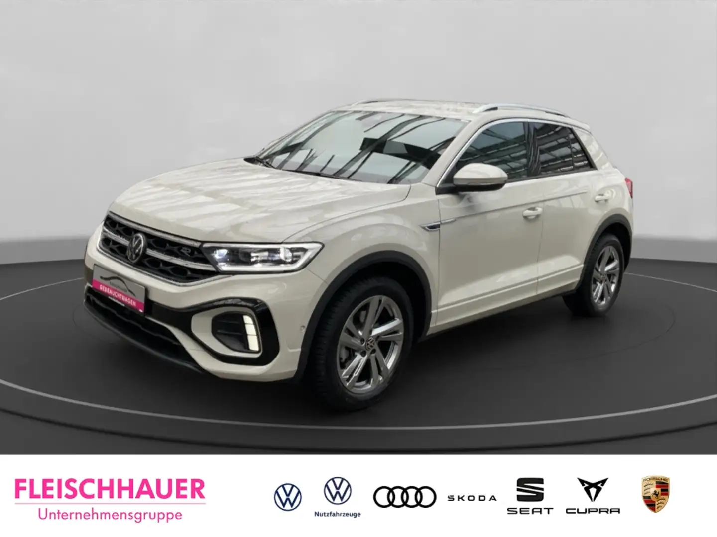 Volkswagen T-Roc 1.0 TSI R-Line Sportpaket Digitales Cockpit LED AC Grau - 1