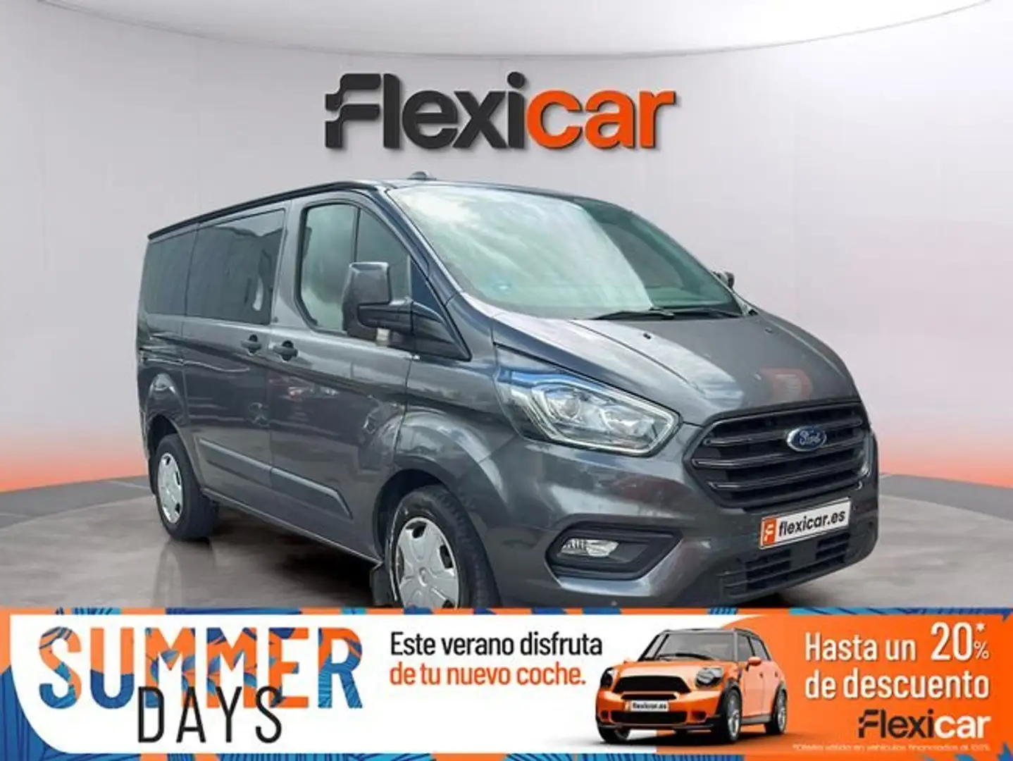 Ford Tourneo Custom 2.0 EcoBlue Trend Aut. 130 Gris - 1