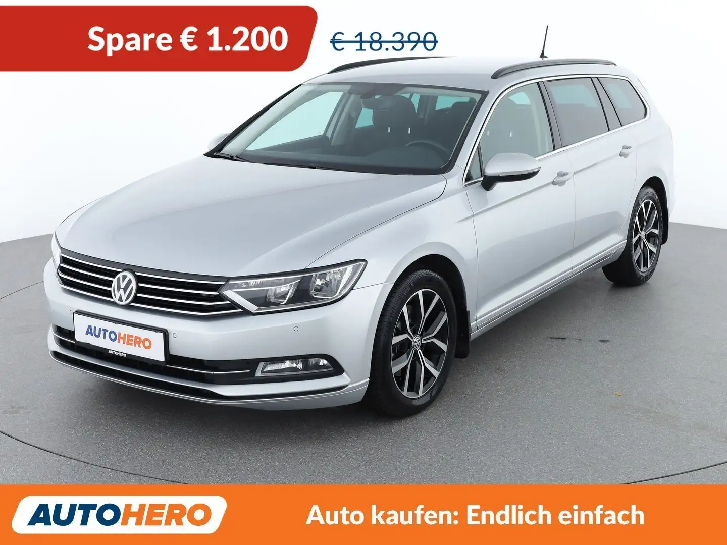 Volkswagen Passat 2.0 TDI Comfortline BlueMotion Silber - 1