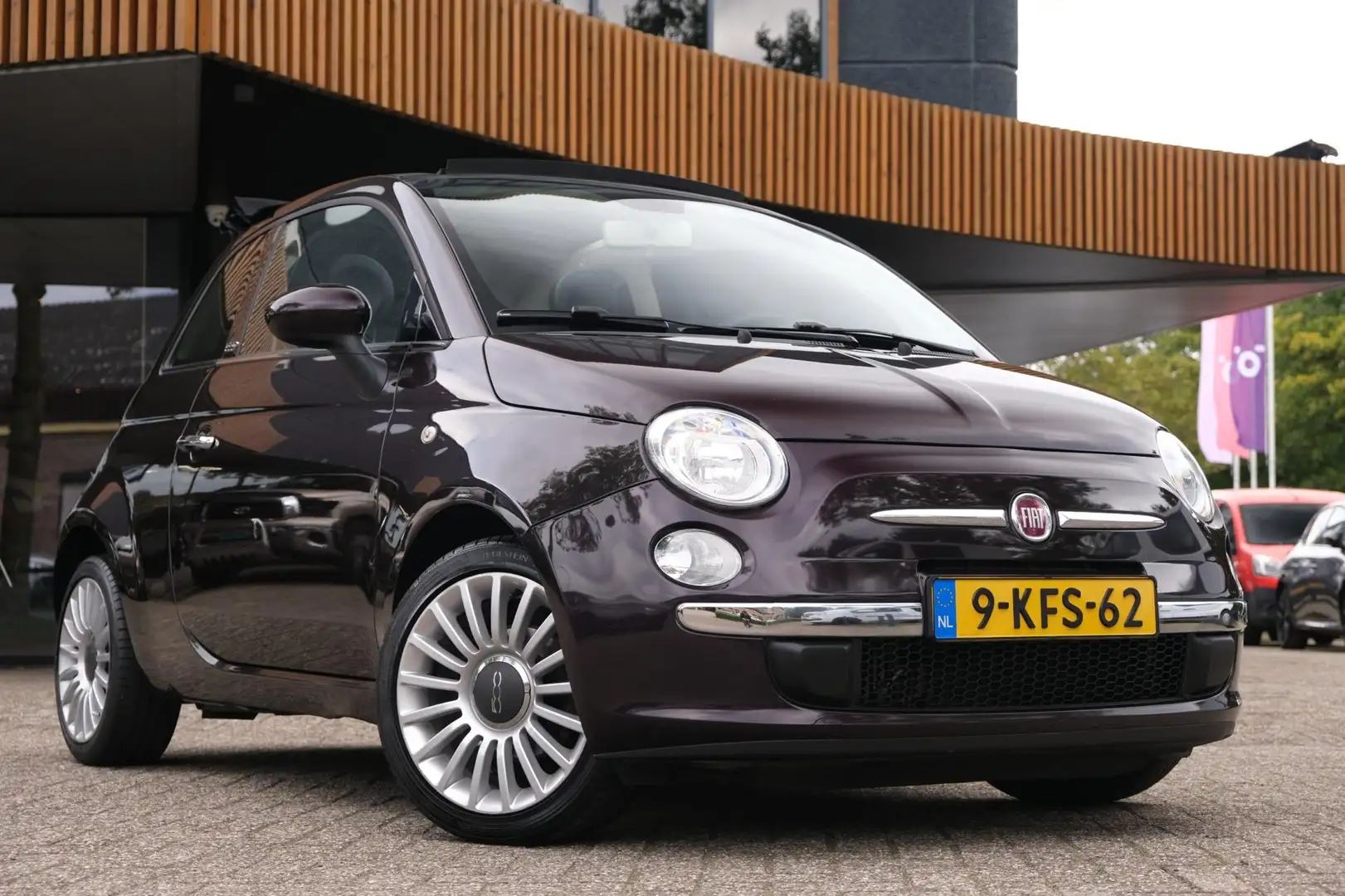 Fiat 500C 0.9 TwinAir Lounge/Cabrio/Airco/Bluetooth/NW.APK/ Mauve - 2