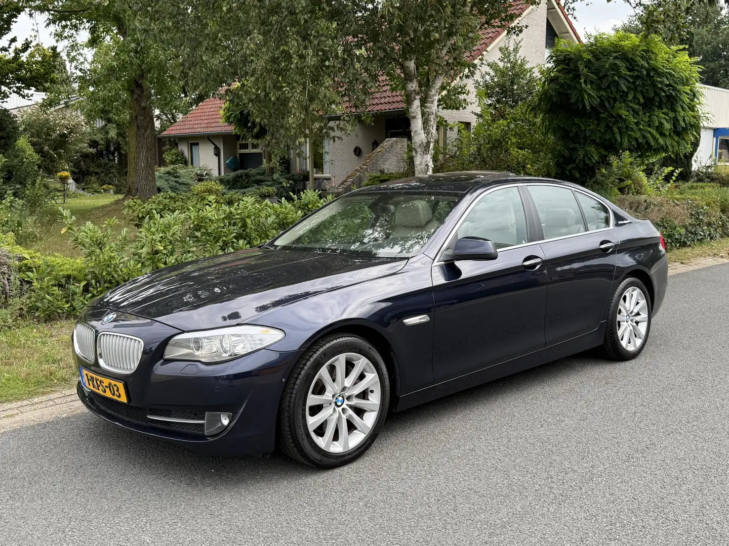 BMW Active Hybrid 5 535i ActiveHybrid High Executive 340PK Schuifdak•L Bleu - 1