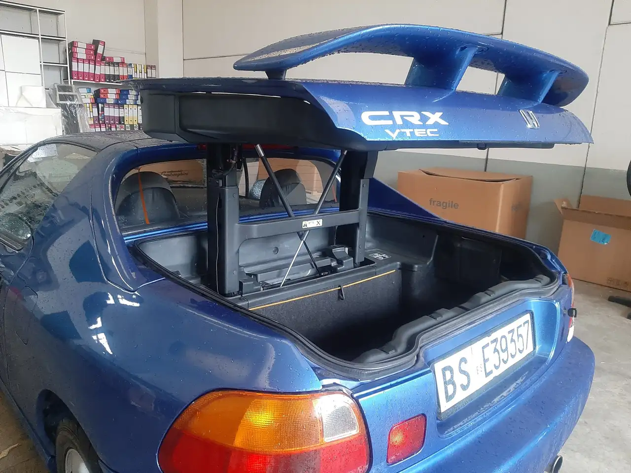 Honda CRX vti 1.6 vtec c/AC,abs cat. tetto elettrico, foto 7