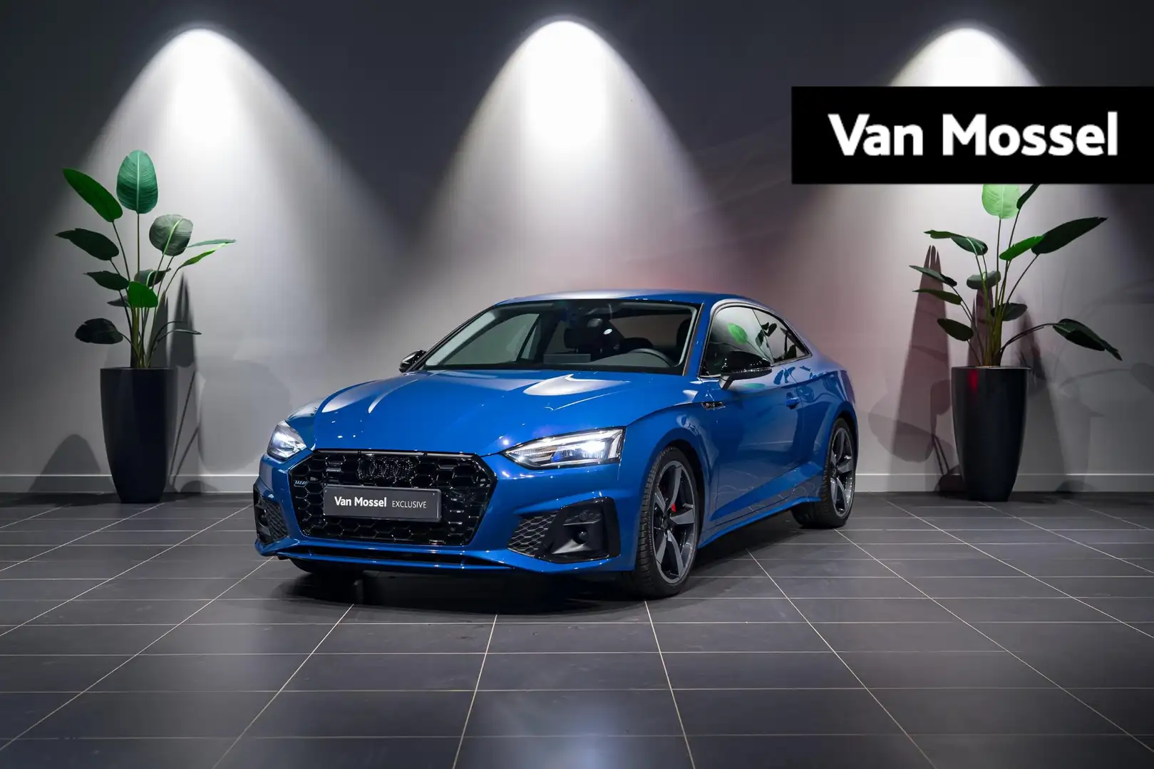 Audi A5 Coupé 40 TFSI Quattro S tronic S Line CARPLAY | SH Blauw - 1