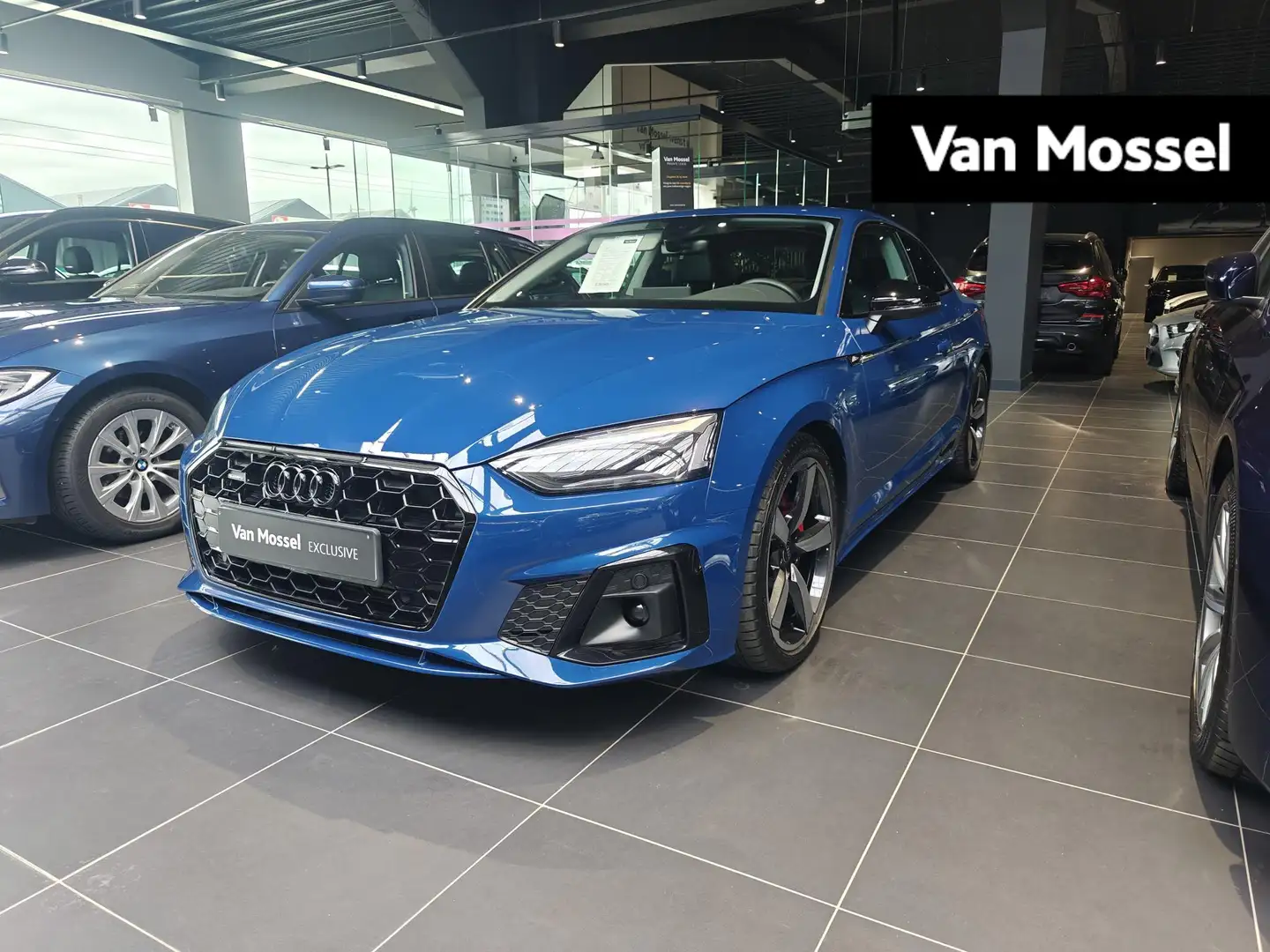 Audi A5 Coupé 40 TFSI Quattro S tronic S Line CARPLAY | SH Blauw - 1