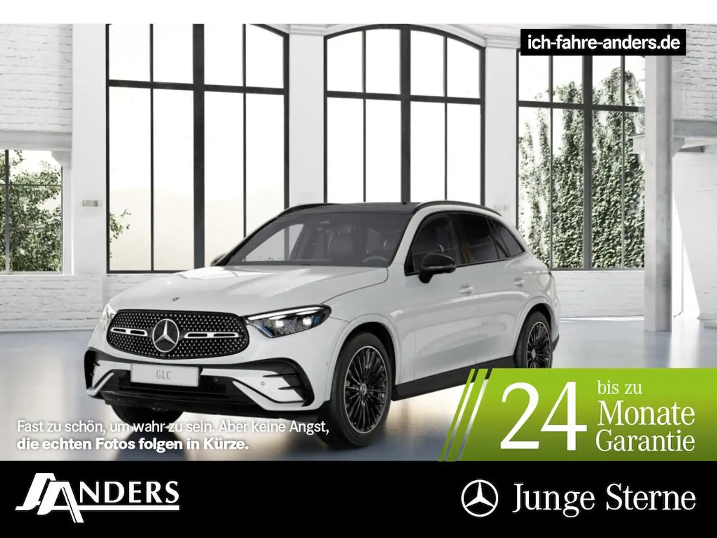 Mercedes-Benz GLC 220 d 4M AMG+Pano+AHK+HUD+Burm+360+Memo Weiß - 1