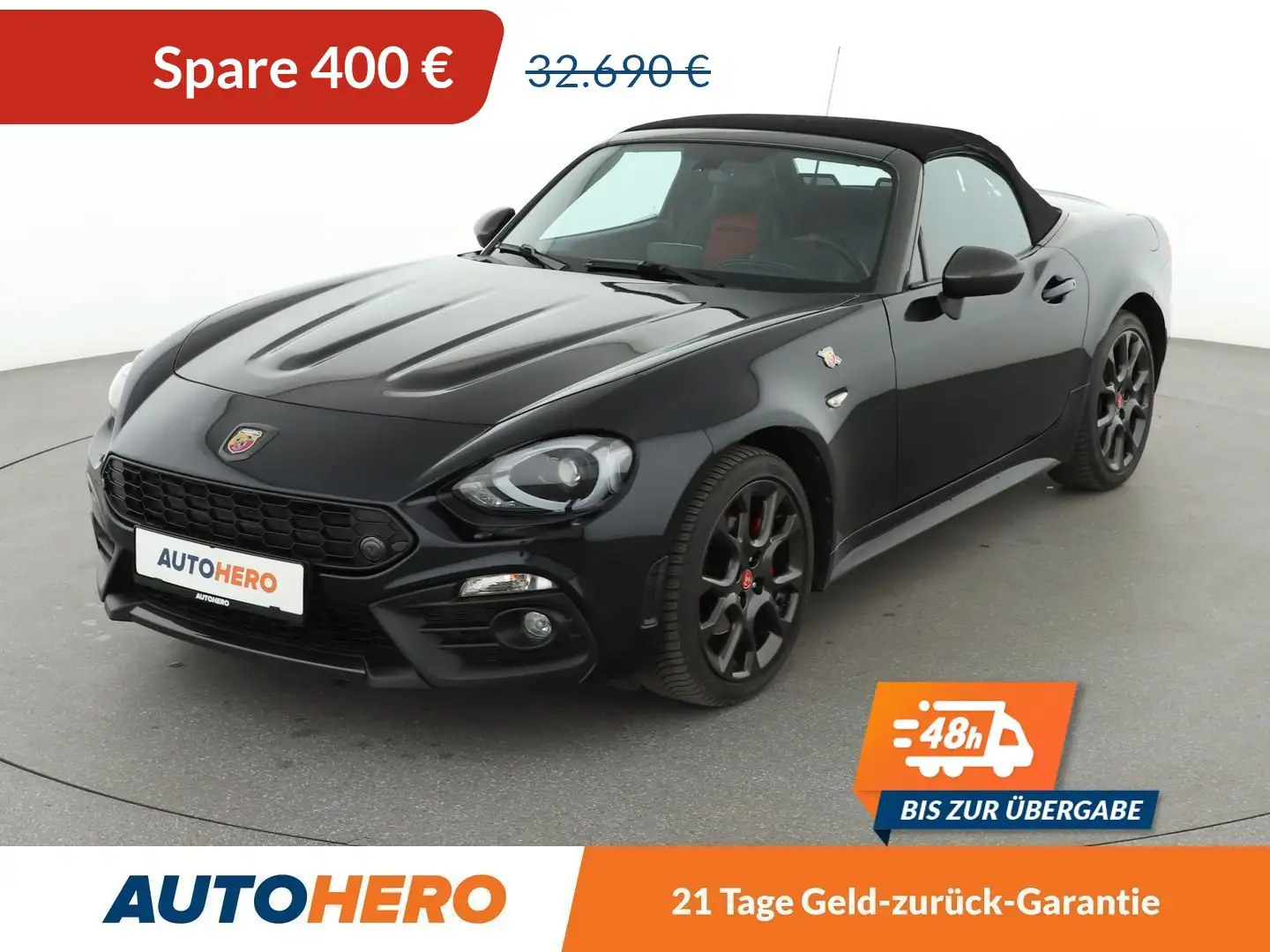 Abarth 124 Spider GT Aut.*LED*PDC*SHZ*ALU*TEMPO*KLIMA* Black - 1