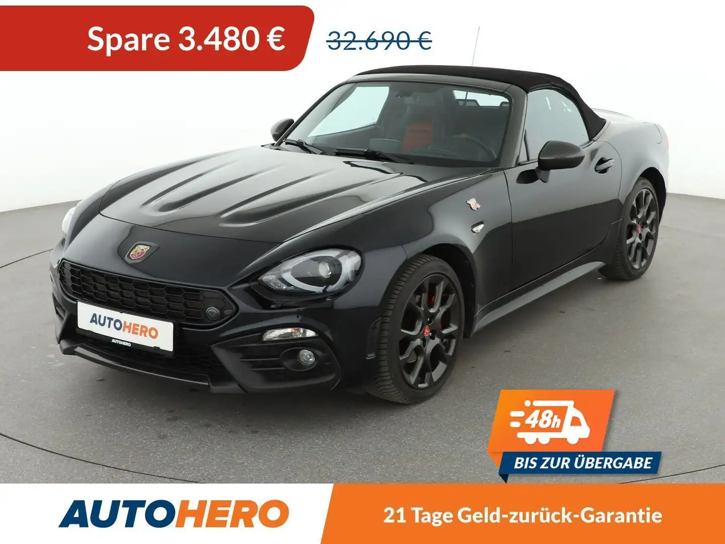 Abarth 124 Spider GT Aut.*LED*PDC*SHZ*ALU*TEMPO*KLIMA* Siyah - 1