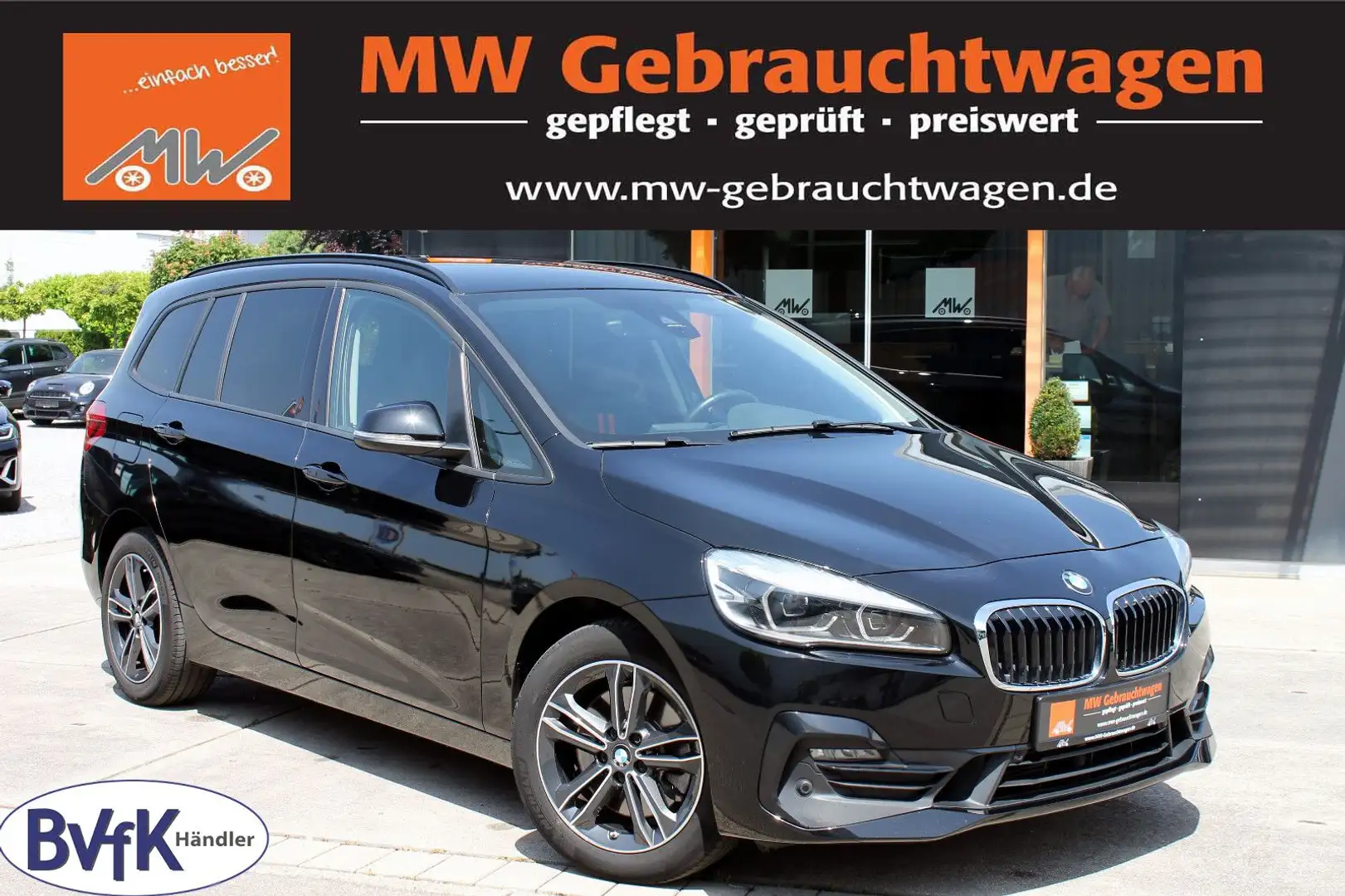 BMW 220 Sport-Line 7Stz. LED PDC BT SHZ Nero - 1