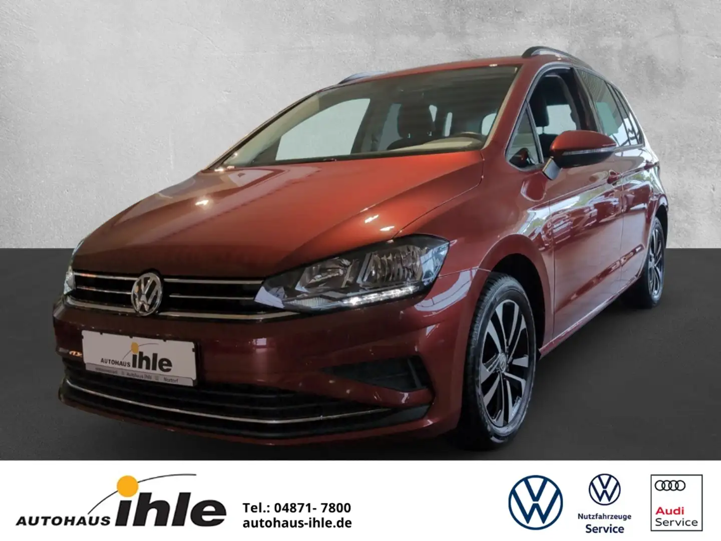 Volkswagen Golf Sportsvan VII United 1,5 TSI DSG STANDHEIZ.+NAVI+SITZHEIZ. Červená - 1