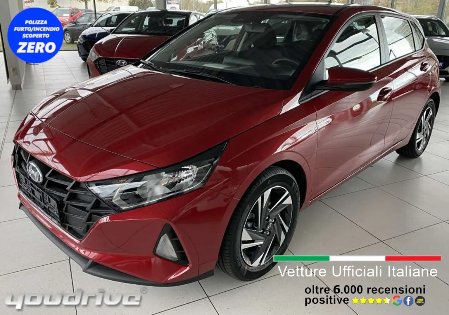 Hyundai i20 - BENZINA/GPL Rojo - 1
