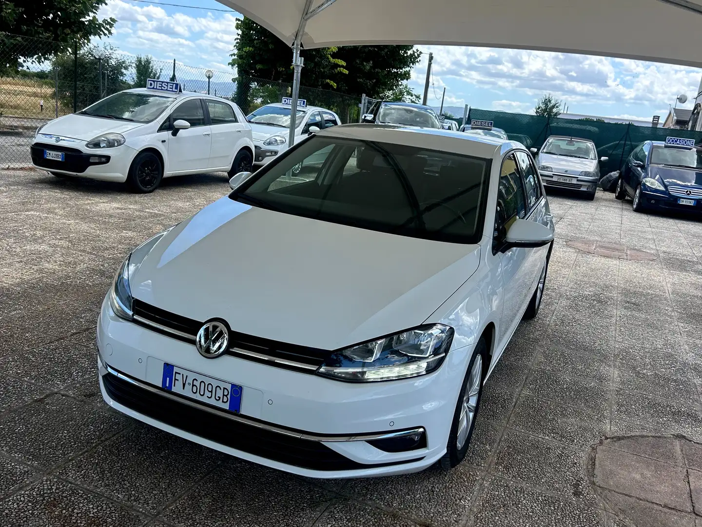 Volkswagen Golf " DA VETRINA " Golf VII   1.6 tdi Business 115cv Bianco - 2