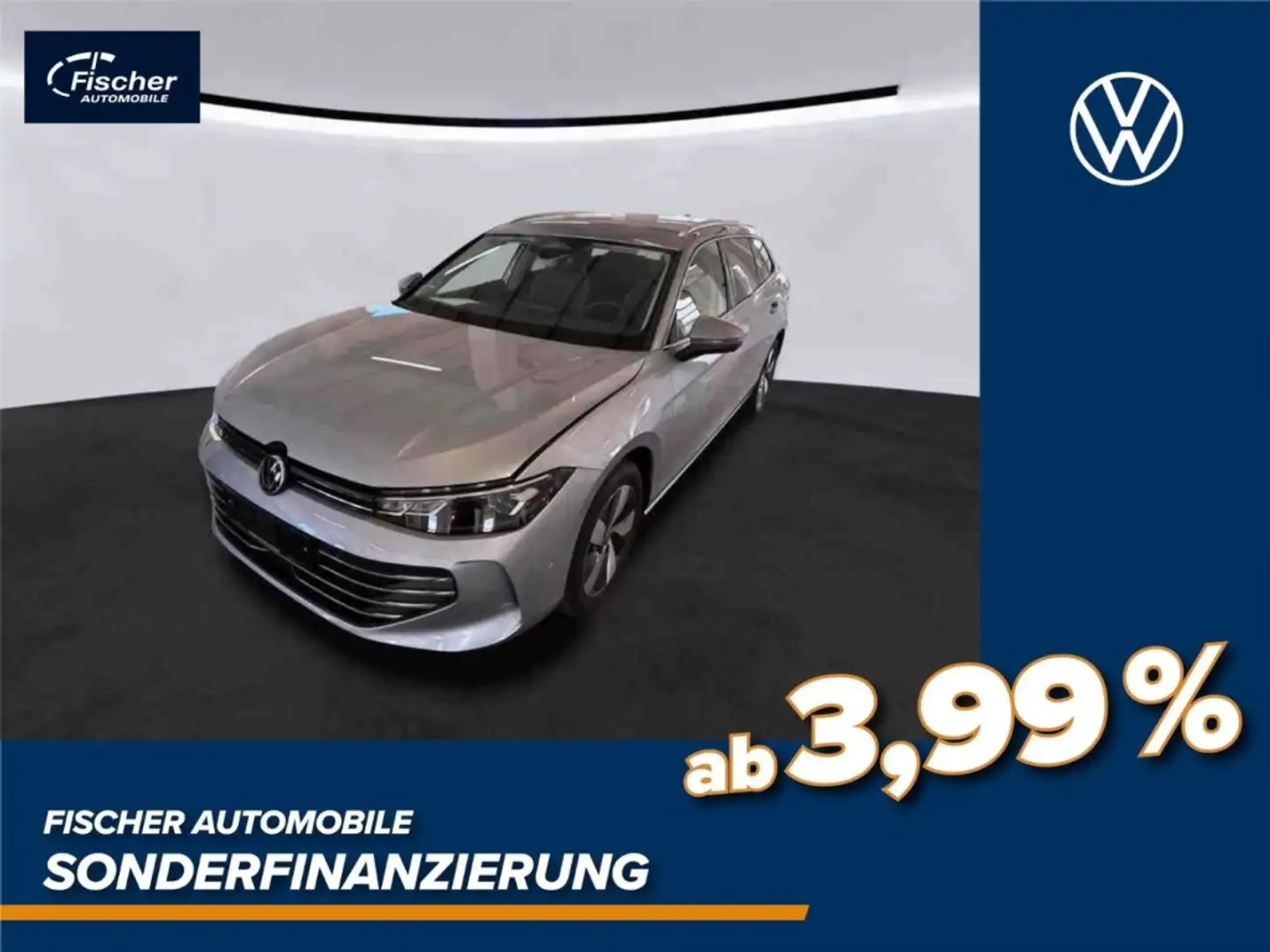 Volkswagen Passat 2.0 TDI Business DSG AHK/NAV/LED/Klima/SH Silber - 1
