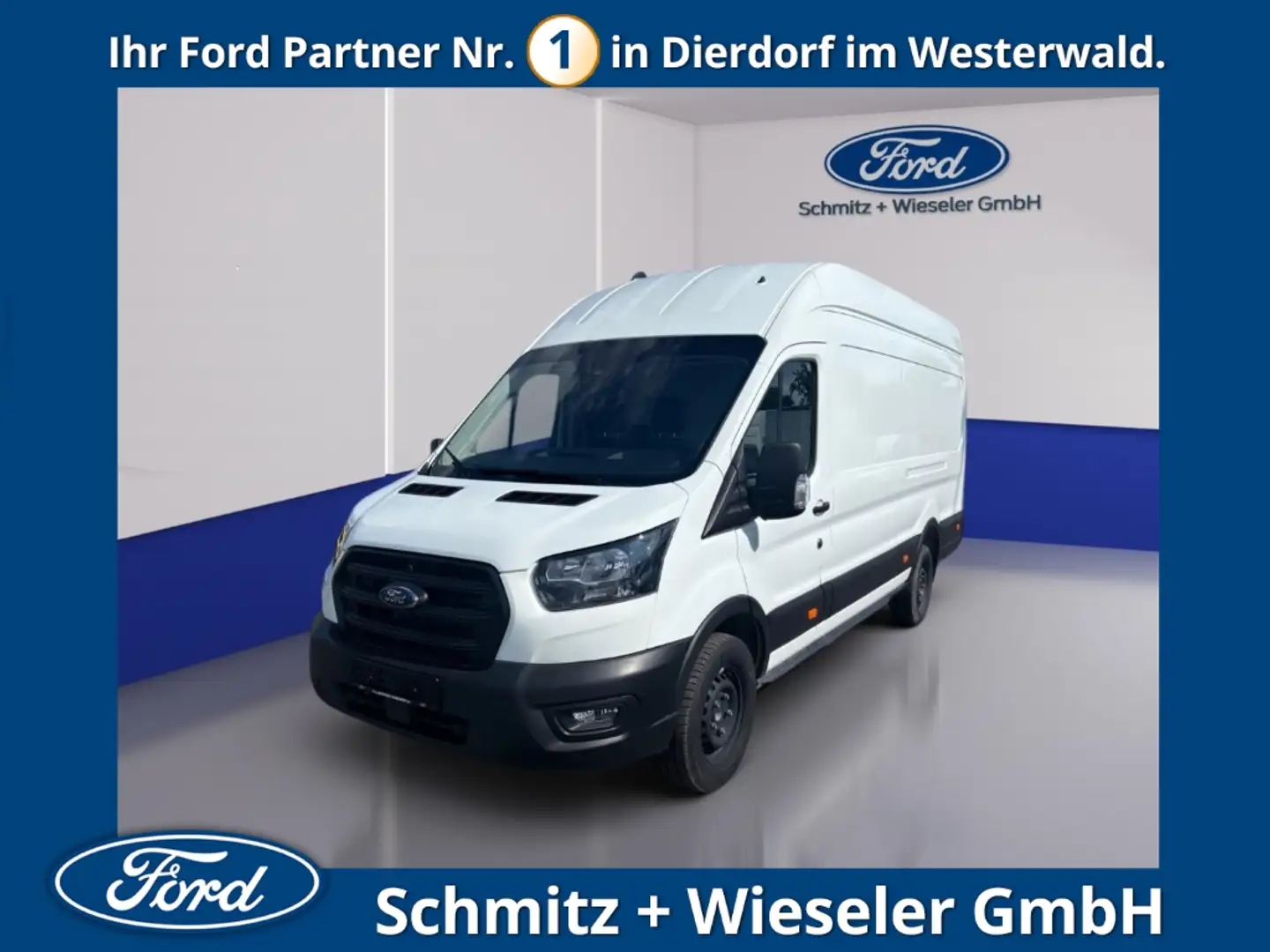 Ford Transit Kasten 350L4H3 Trend 130PS Kamera LED Bílá - 1