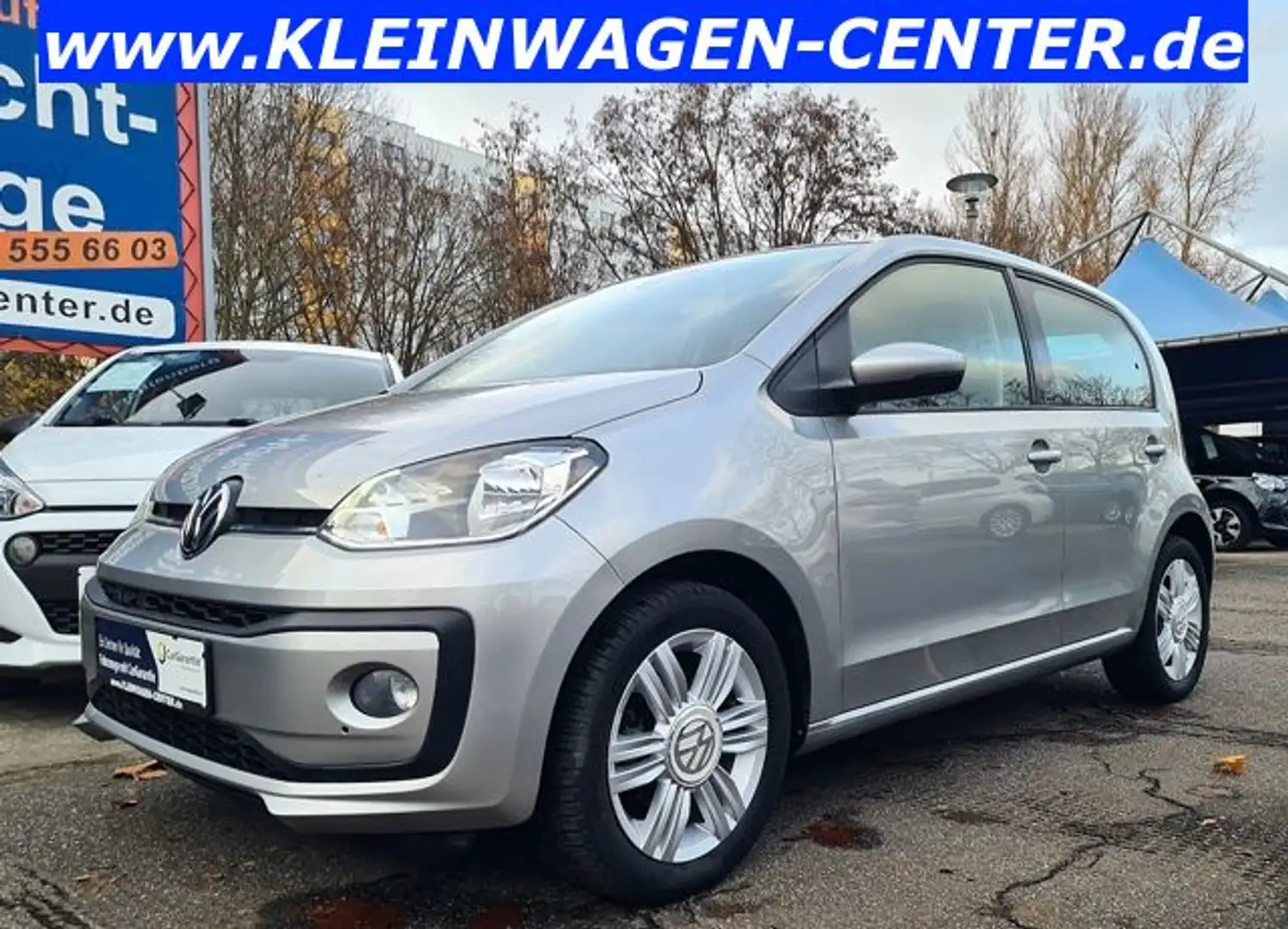 Volkswagen up! club  1.0 Automatik/Klima/Temp/Sitzh/PDC Silber - 1