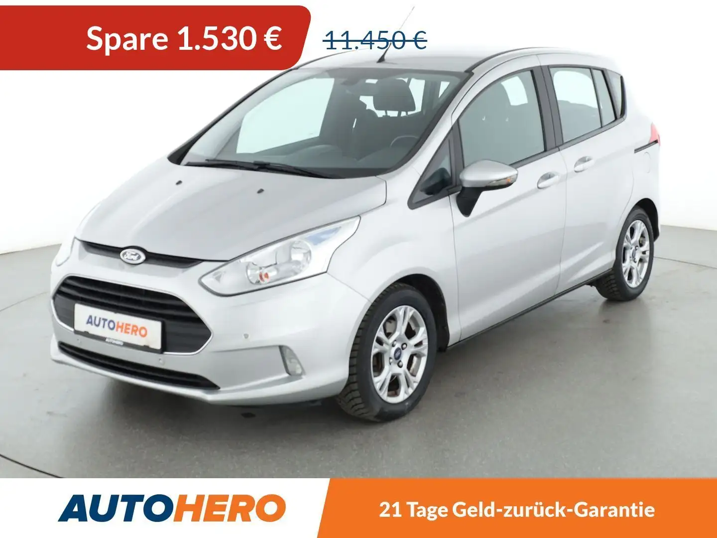 Ford B-Max 1.4 SYNC Edition*PDC*SHZ*ALU*KLIMA* Silber - 1