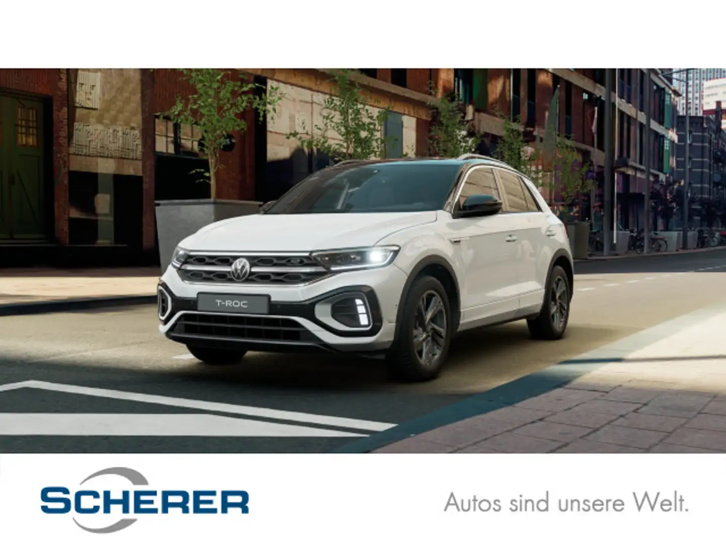 Volkswagen T-Roc 1.5 TSI R-Line ACC/Kamera/Navi Weiß - 1