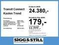 Ford Transit Connect Kasten Trend 230 L2 CAM*PDC*ACC*BL Negro - thumbnail 4