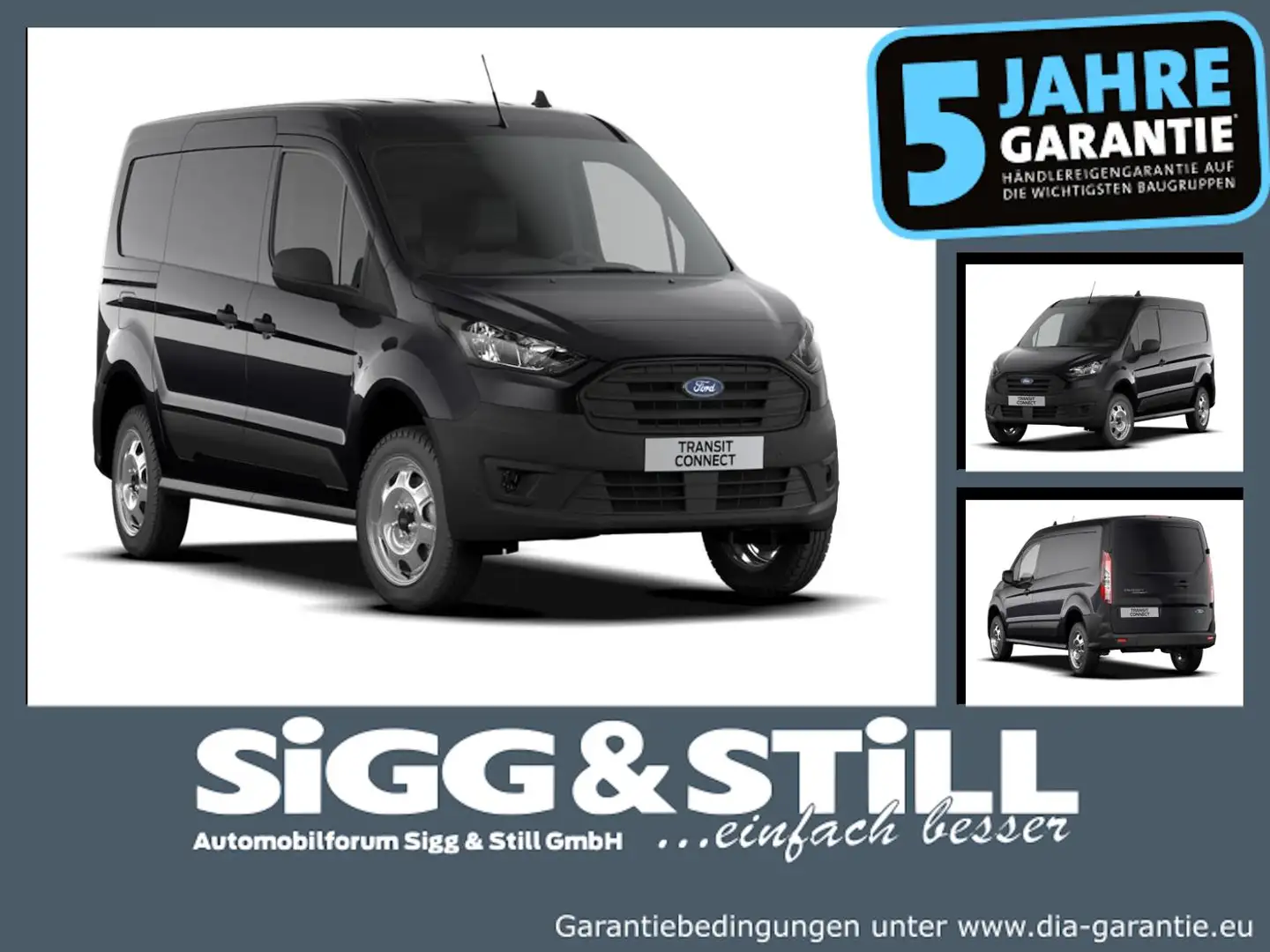 Ford Transit Connect Kasten Trend 230 L2 CAM*PDC*ACC*BL Negro - 1