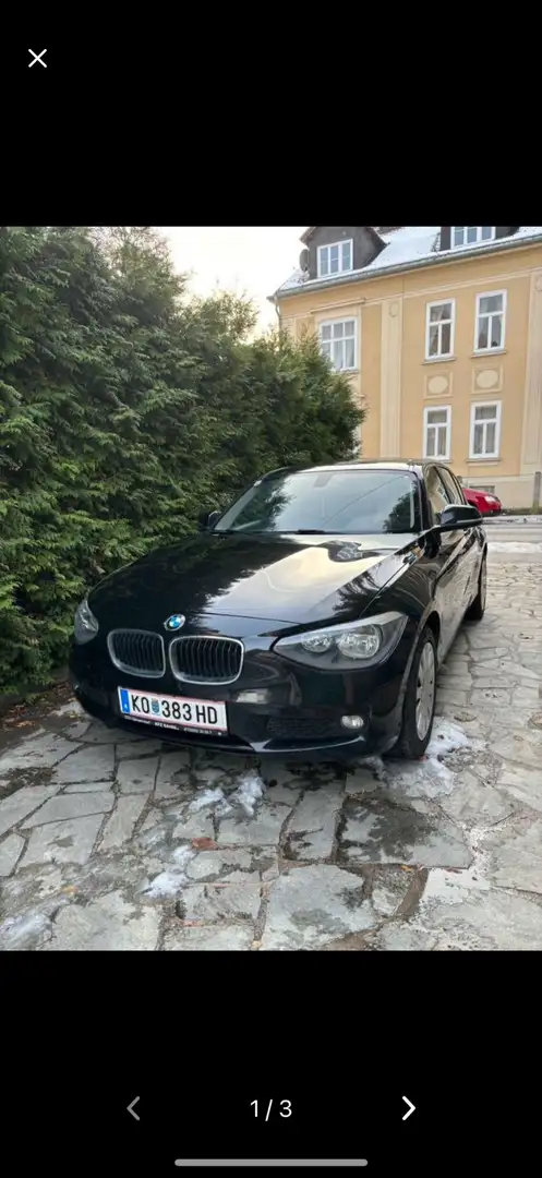 BMW 114 114d Schwarz - 1