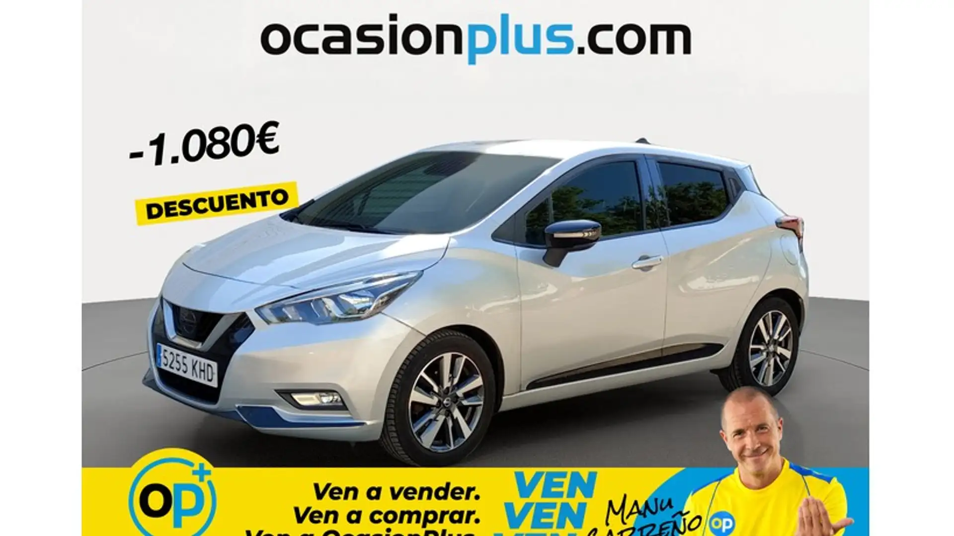 Nissan Micra 1.5dCi S&S N-Connecta 90 Plateado - 1