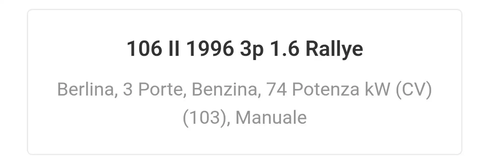 Peugeot 106 3p 1.6 Rallye - 2