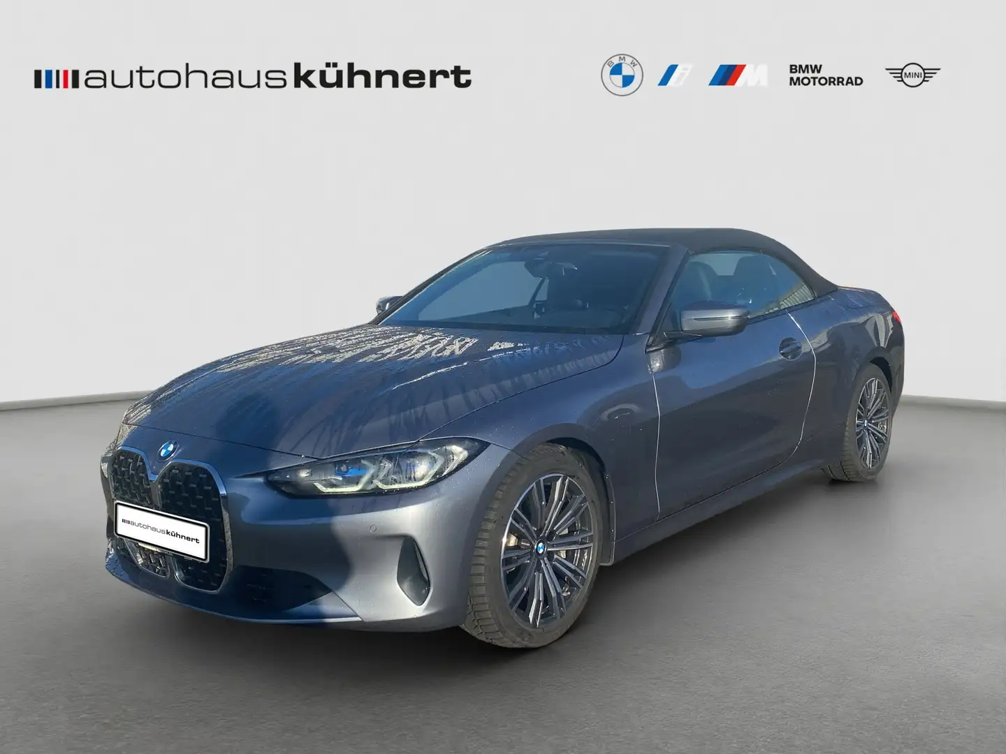 BMW 430 i Cabrio Laser SpurAss HiFi Navi Sportsitz Blau - 1