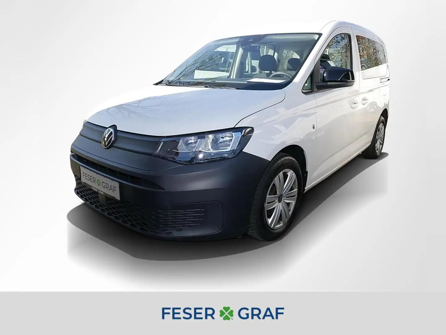 Volkswagen Caddy 2.0 TDI Klima GRA Radio Weiß - 1