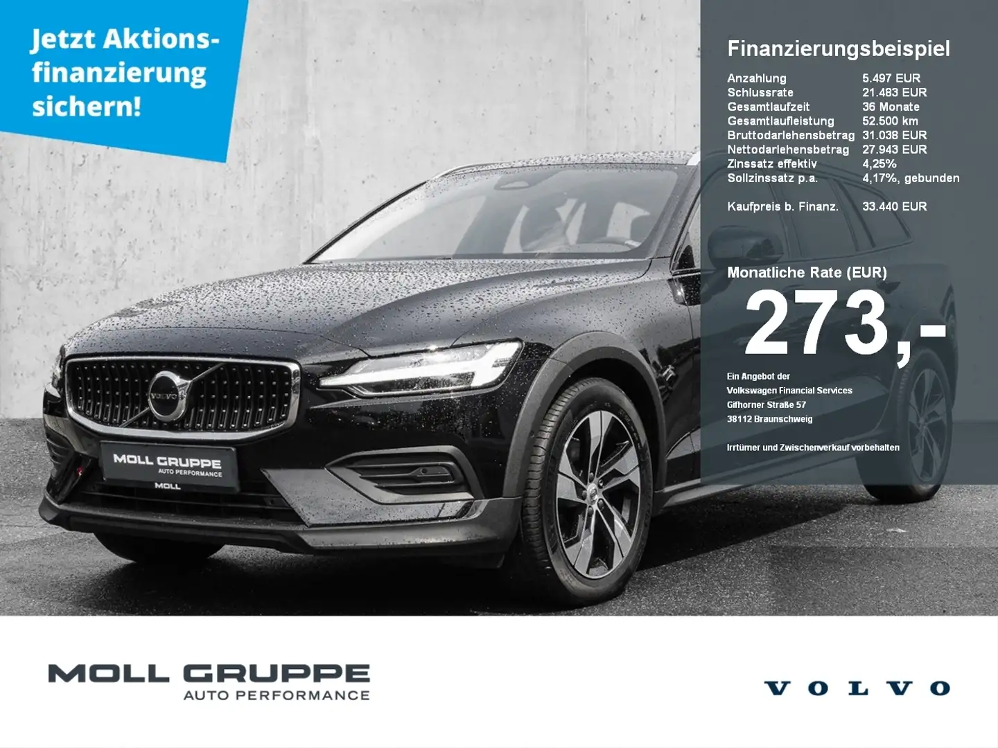 Volvo V60 Cross Country B4 AWD Plus AHK LED Black - 1