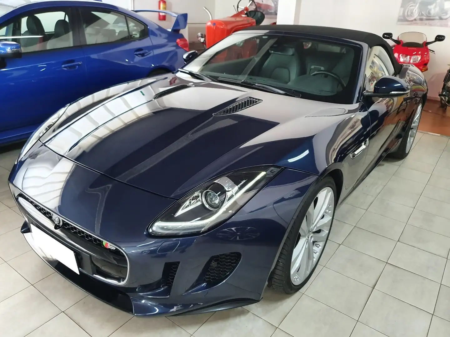 Jaguar F-Type Cabrio 3.0 V6 S auto Bleu - 1