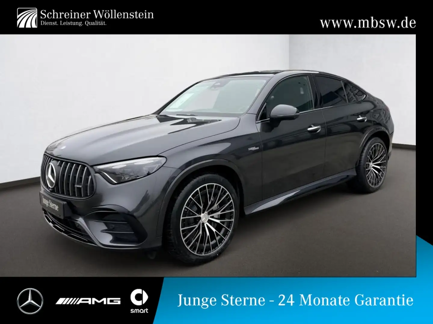 Mercedes-Benz GLC 43 AMG AMG GLC 43 4MATIC Coupé PANO-DACH*AHK*NIGHT*LED* Grau - 1