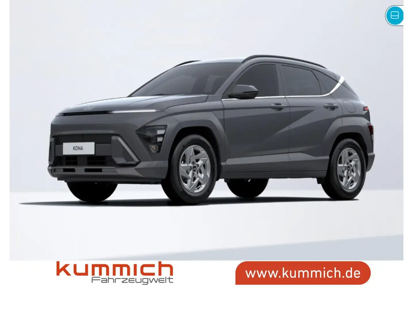 Hyundai KONA 1.6T-GDi 138PS DCT TREND + el. Heckklappe Grau - 1
