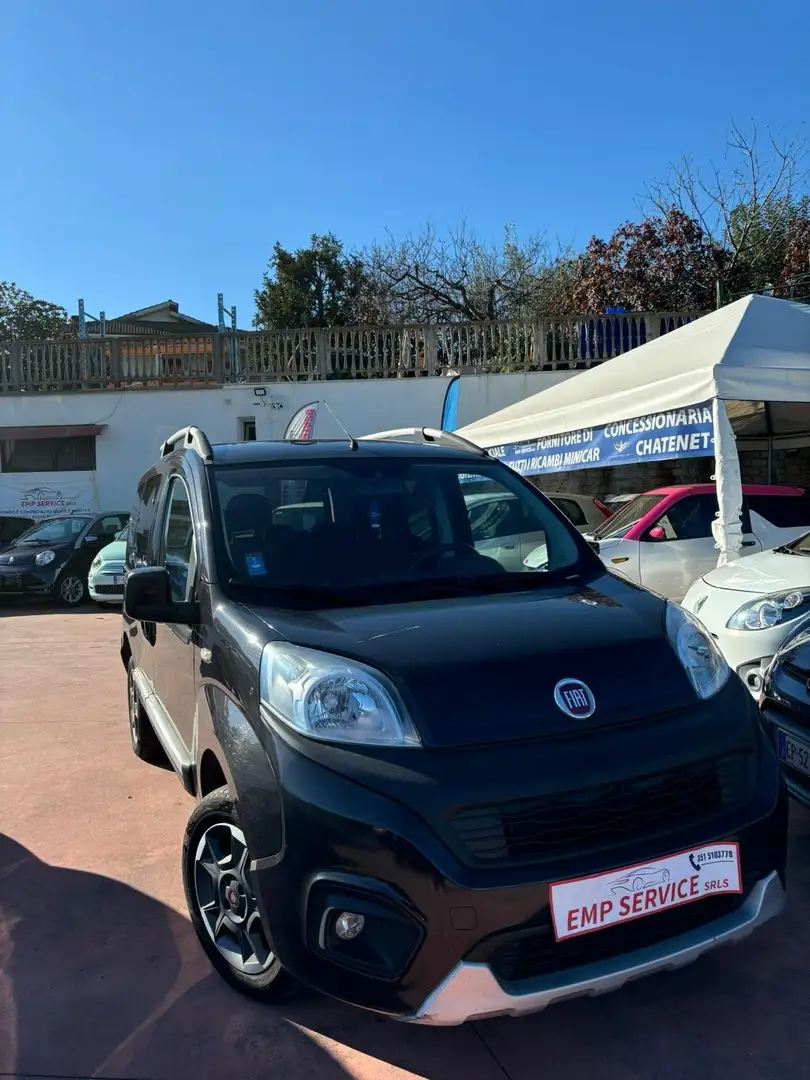 Fiat Qubo Qubo 1.3 mjt 16v Trekking 80cv Noir - 1