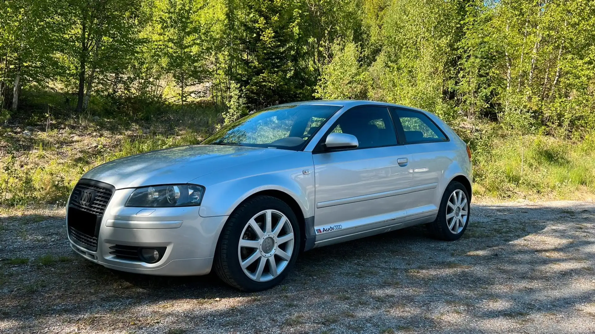 Audi A3 A3 3p 1.9 tdi Ambiente quattro 130cv Plateado - 2