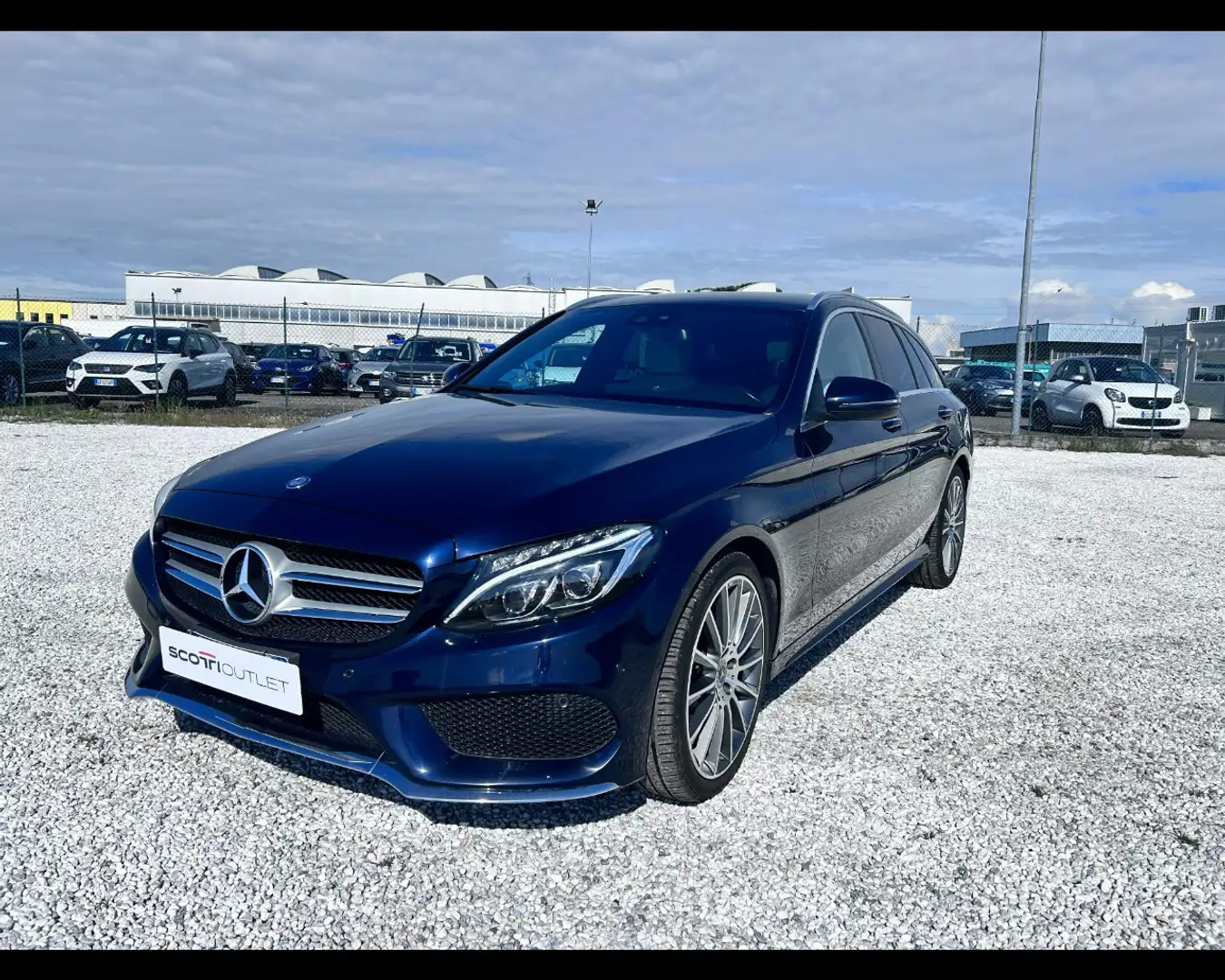 Mercedes-Benz C 220 220 d (bt) Premium auto Bleu - 1
