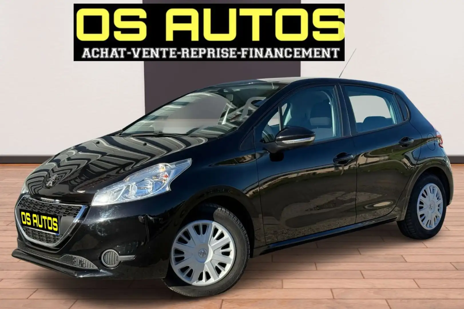 Peugeot 208 1.0 VTi 68ch BVM5 Active (4 CV) 2013 %2B CLIM %2B GPS %2B SIEGES CHAUFFANT Noir - 1