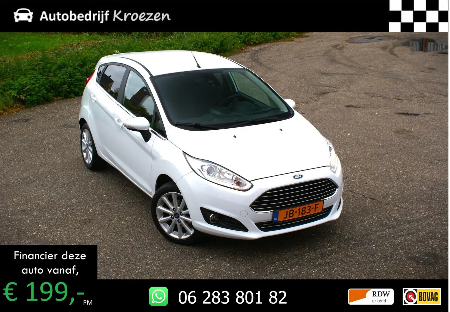 Ford Fiesta 1.0 Titanium | Org NL | Nette auto |Cruise Control Blanc - 1