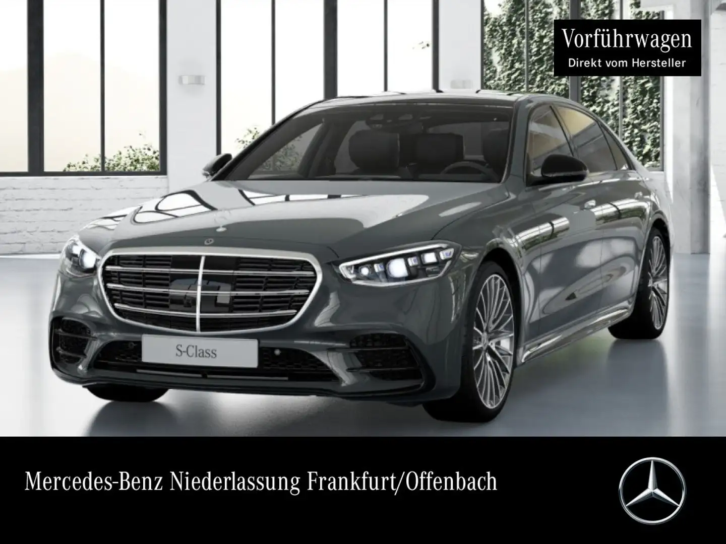 Mercedes-Benz S 450 d L 4M AMG+NIGHT+PANO+360+DIGITAL-L+STHZG Grigio - 1