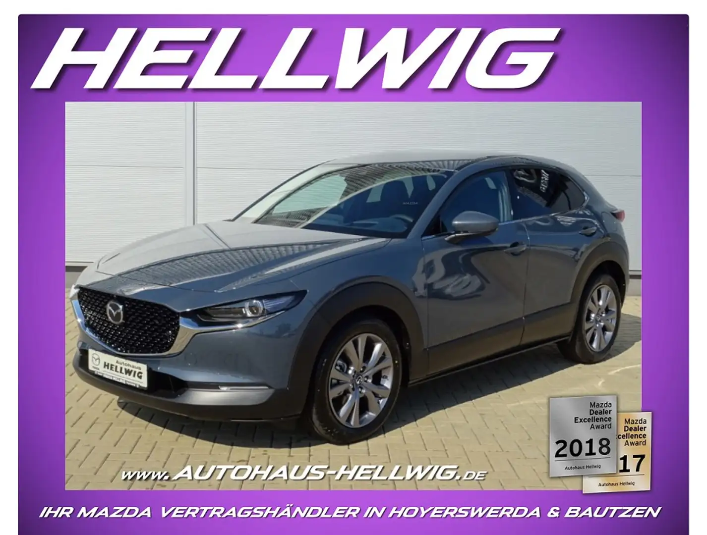 Mazda CX-30 2.0l (150PS) Selection Design-Paket Matrix LED 1.H Gris - 1