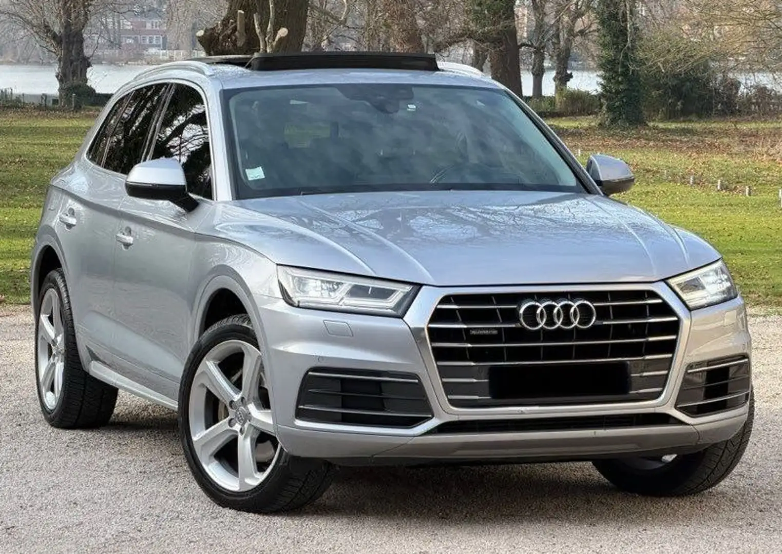 Audi Q5 5.0 tdi 3.0 v6 286cv quattro avus année 02-2018 185.000km à 20990 euro Grau - 2
