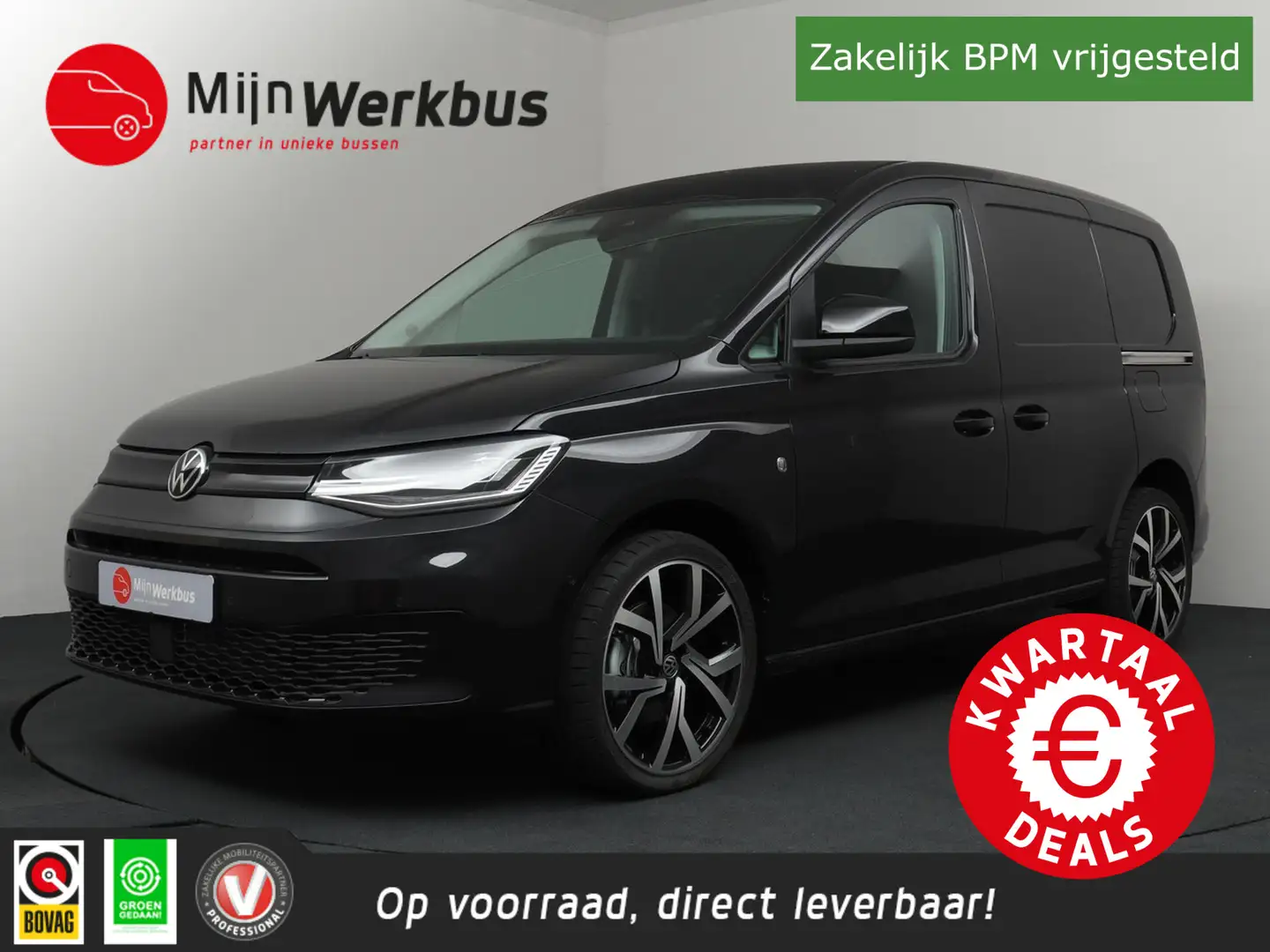 Volkswagen Caddy Cargo 2.0 TDI Style Automaat ACC | 2x schuifdeur | Noir - 1