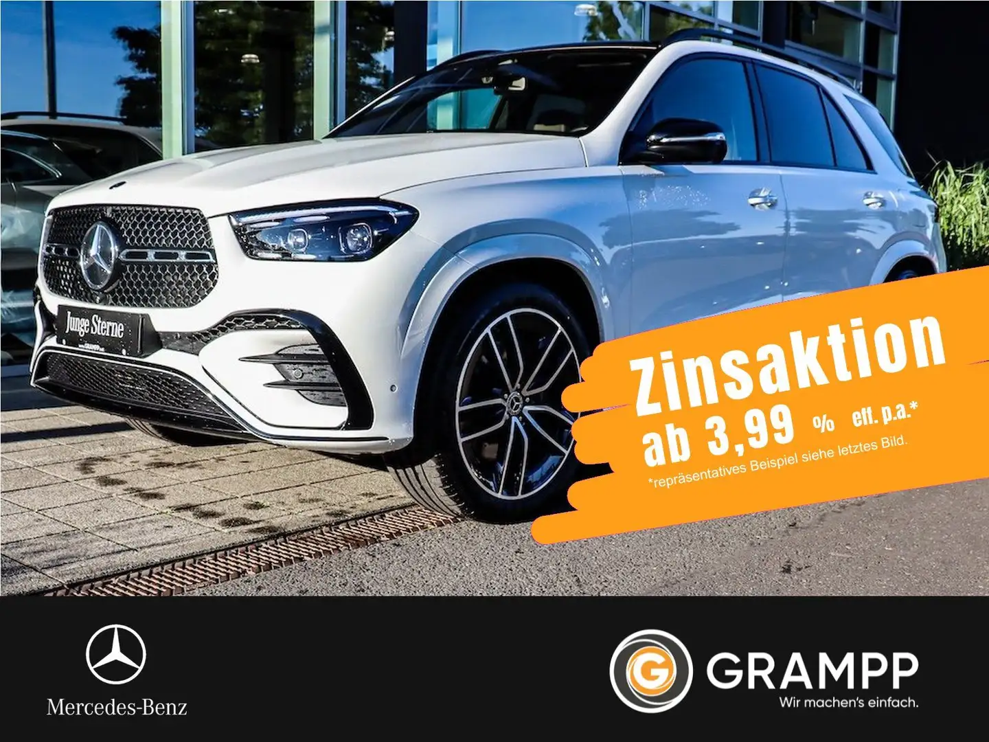 Mercedes-Benz GLE 400 e 4M AMG Advanced-Plus/Fahrassi/Pano/AHK Weiß - 1
