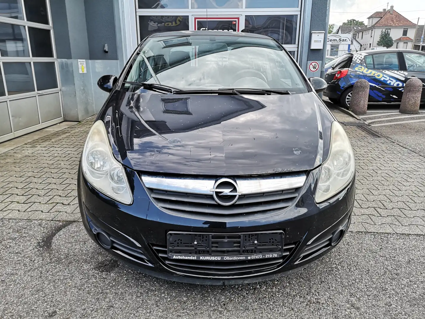 Opel Corsa 1.2 Selection Euro4 Klima Scheckheft gepflegt Schwarz - 2