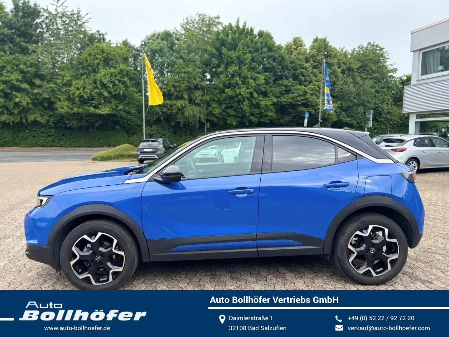 Opel Mokka Ultimate 1.2 ALCANTARA/KLIMA AT/PDC V+H+CAM Blau - 2