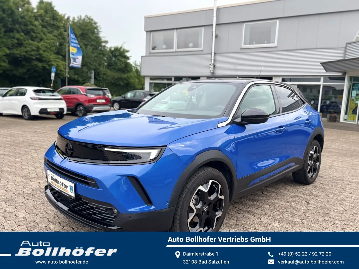 Opel Mokka Ultimate 1.2 ALCANTARA/KLIMA AT/PDC V+H+CAM Blau - 1