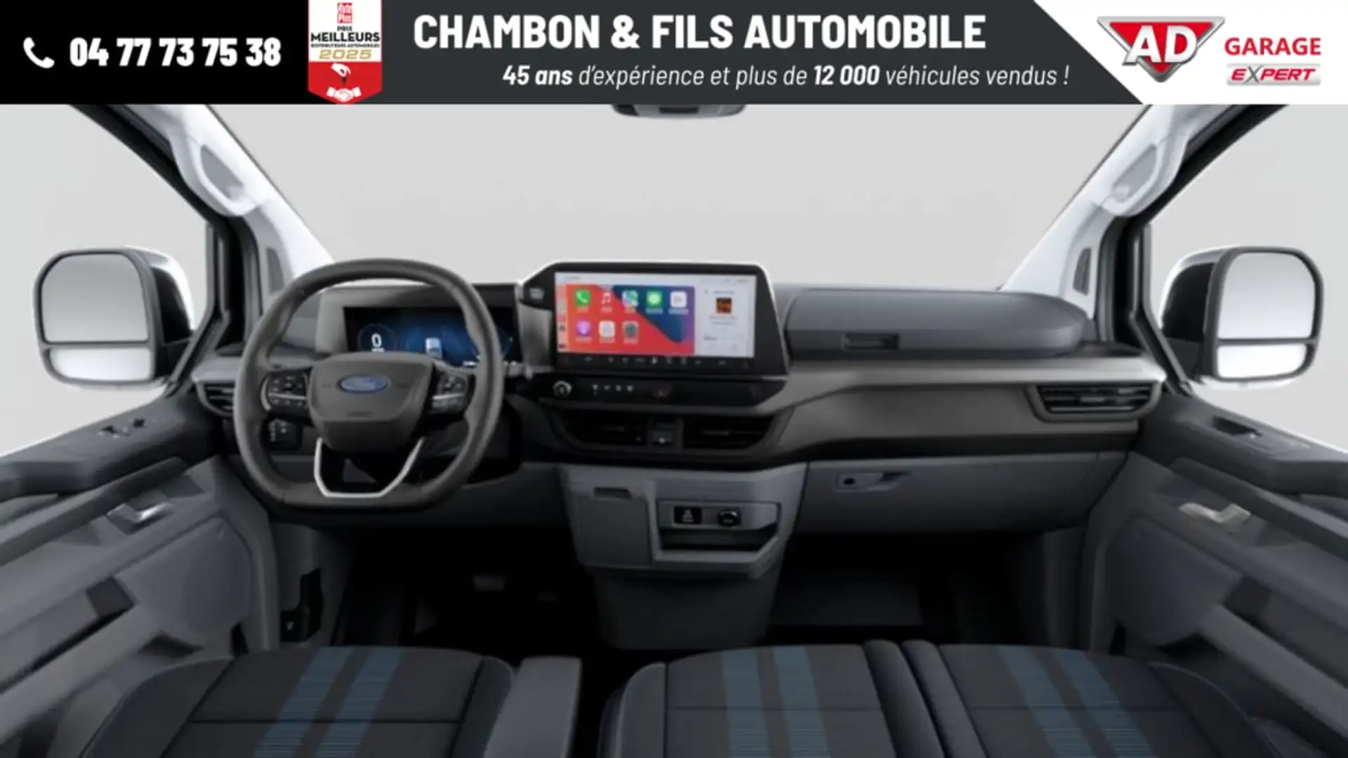 Ford FOURGON 320 L2H1 2.0 ECOBLUE 170 CH BVA8 SPORT pri Gri - 2