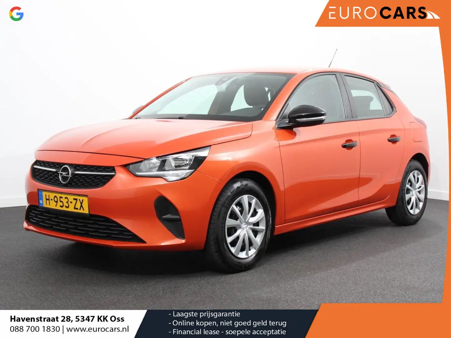 Opel Corsa 1.2 Airco Cruise control Lane assist Radio Orange - 1
