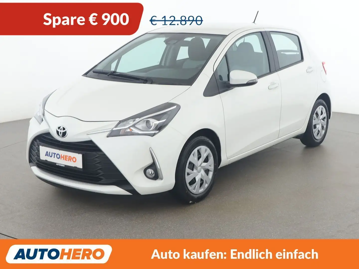 Toyota Yaris 1.0 VVT-i Active Weiß - 1