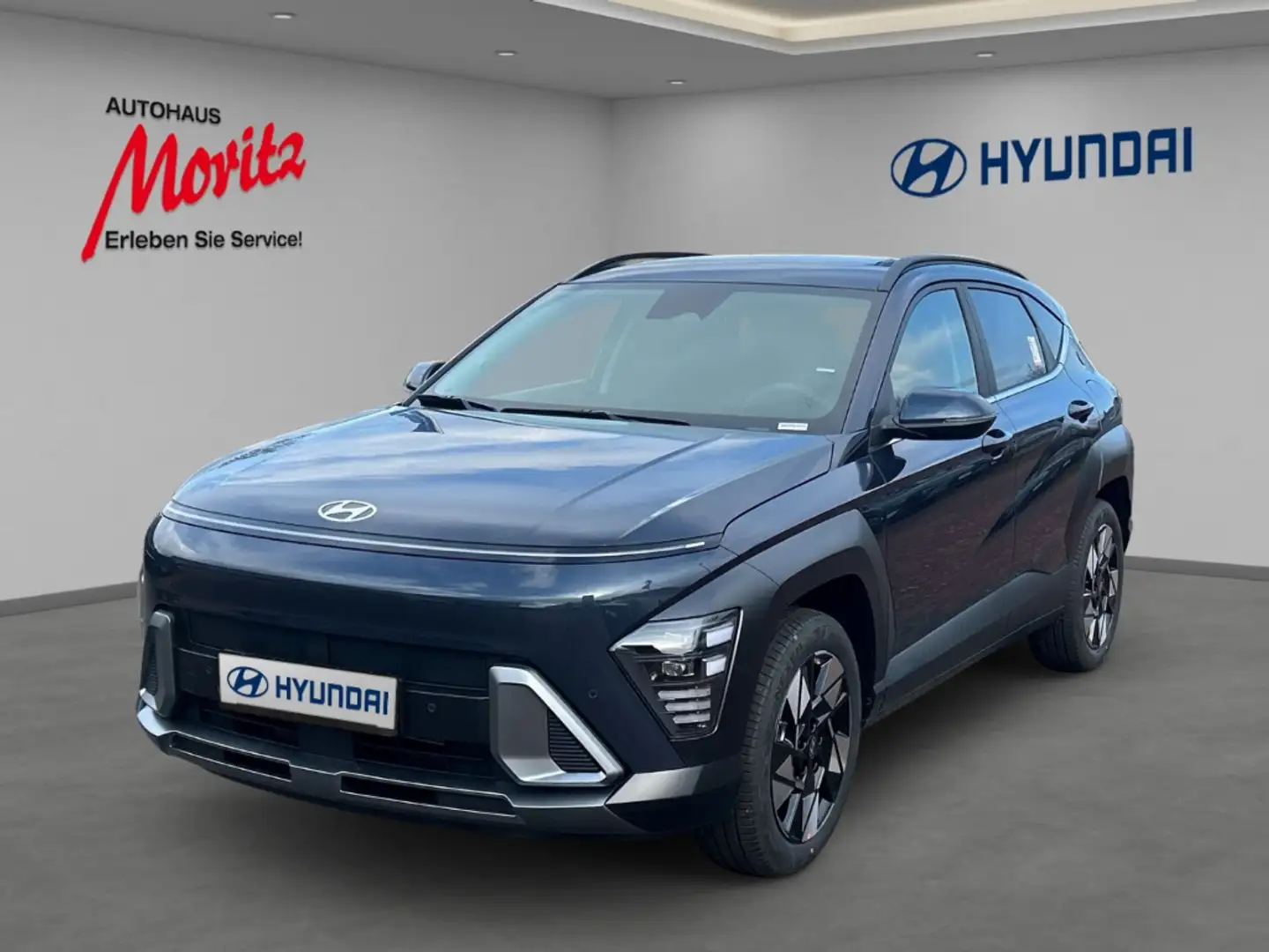 Hyundai KONA Hybrid 1.6 Trend el. Heckklappe Voll-LED Blau - 1