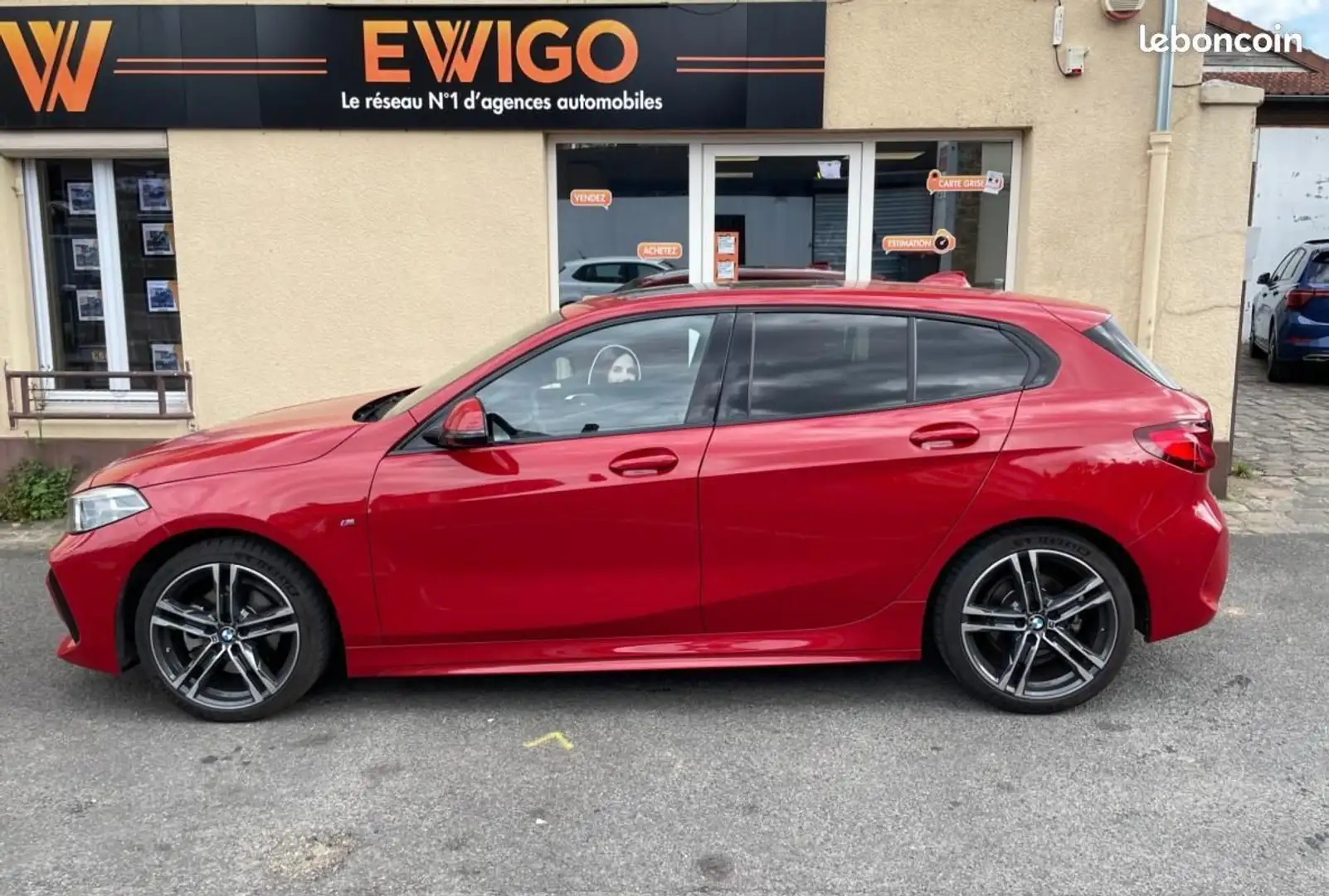 BMW 118 118i 140Ch M-SPORT DKG BVA TOIT OUVRANT GARANTIE C Rouge - 2
