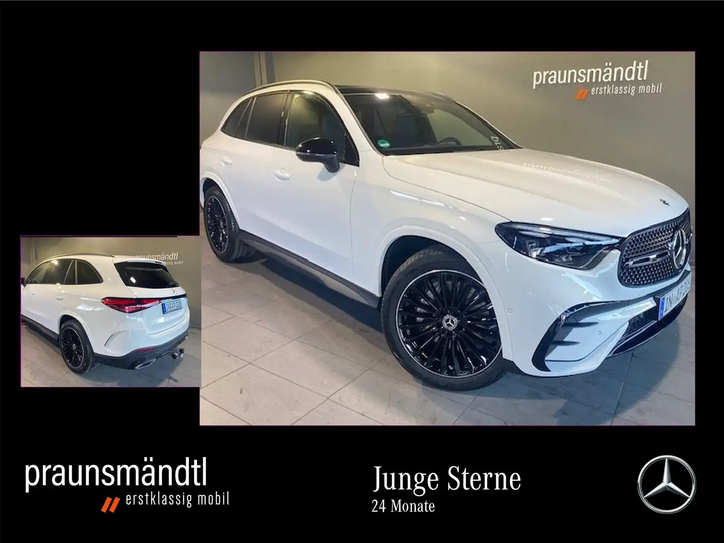 Mercedes-Benz GLC 300 d 4M AMG/Night/20"/Pano./AHK/DISTRONIC Weiß - 1